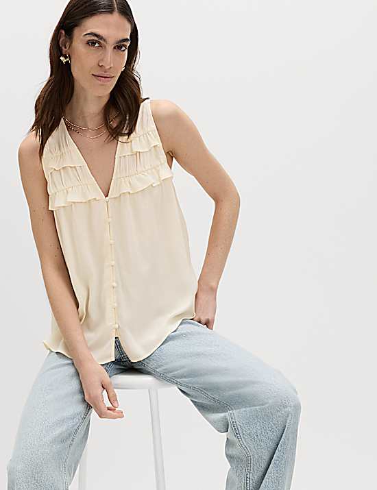 Tailored Striped Longline Waistcoat