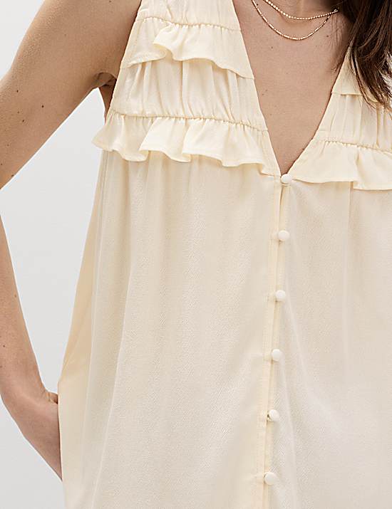 Tailored Striped Longline Waistcoat