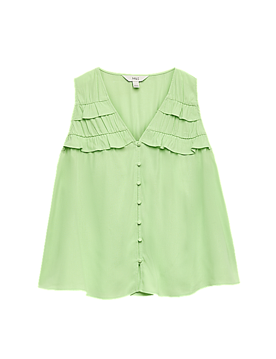 Tailored Striped Longline Waistcoat