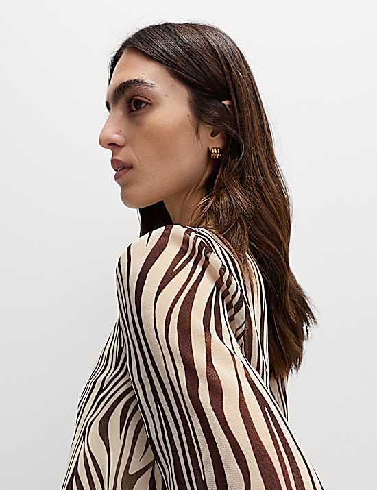 Tailored Striped Longline Waistcoat