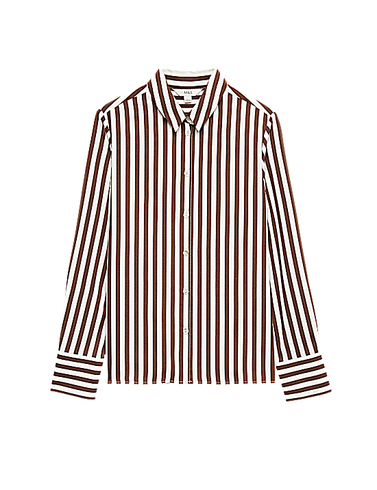 Tailored Striped Longline Waistcoat