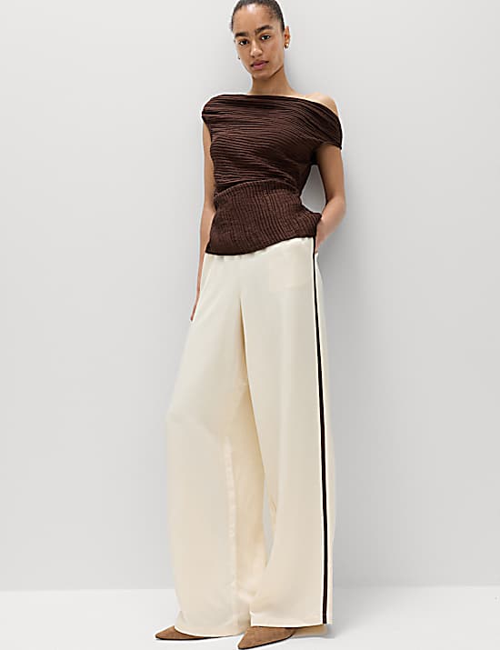 Tailored Striped Longline Waistcoat