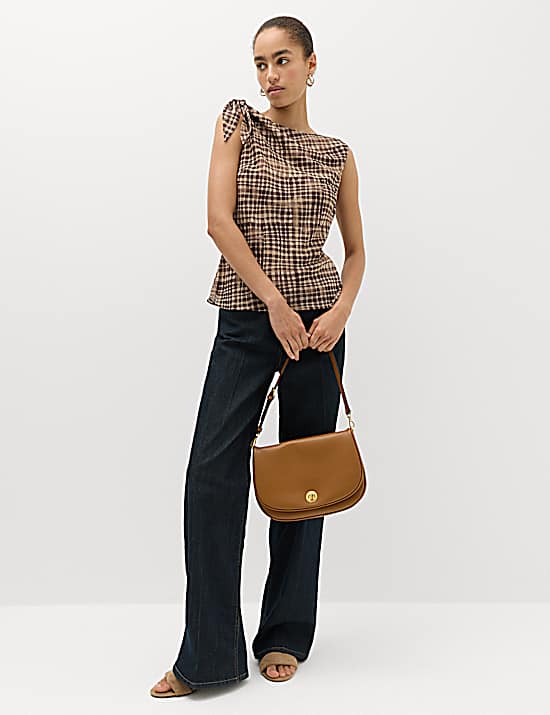 Tailored Striped Longline Waistcoat