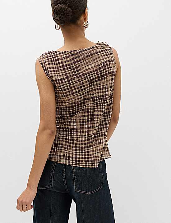 Tailored Striped Longline Waistcoat