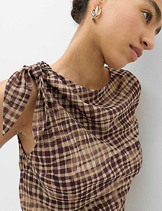 Tailored Striped Longline Waistcoat