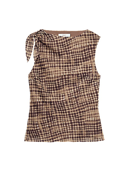 Tailored Striped Longline Waistcoat