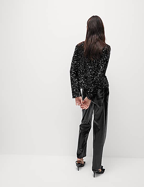 Tailored Striped Longline Waistcoat