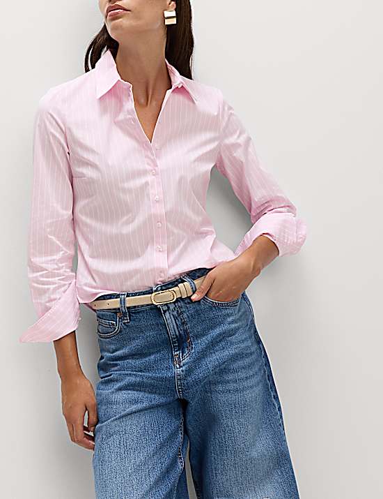 Tailored Striped Longline Waistcoat