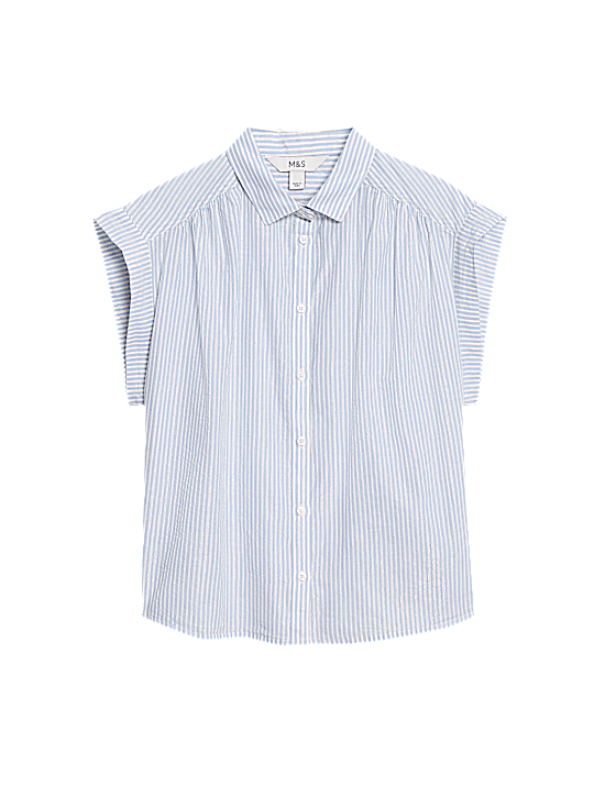 Tailored Striped Longline Waistcoat