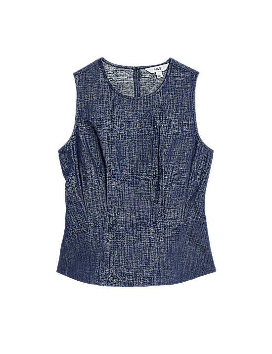 Tailored Striped Longline Waistcoat