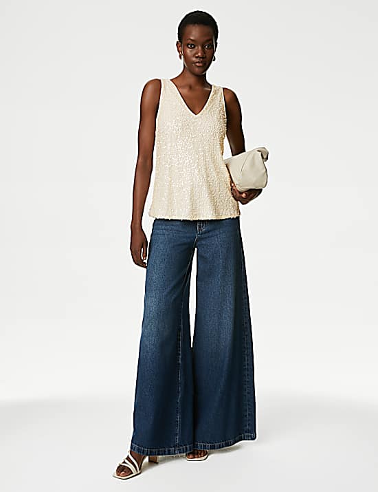 Tailored Striped Longline Waistcoat