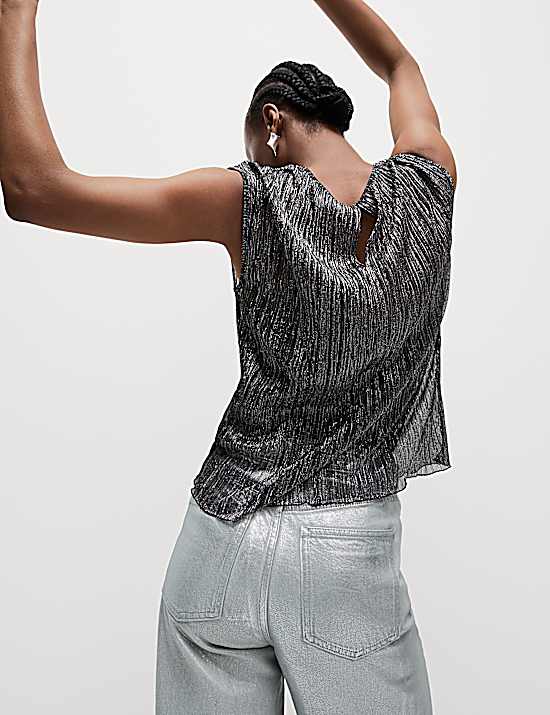 Tailored Striped Longline Waistcoat