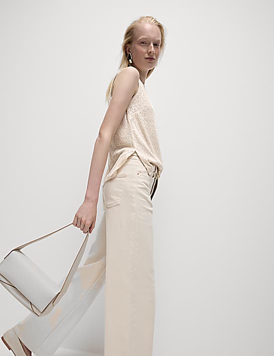 Tailored Striped Longline Waistcoat