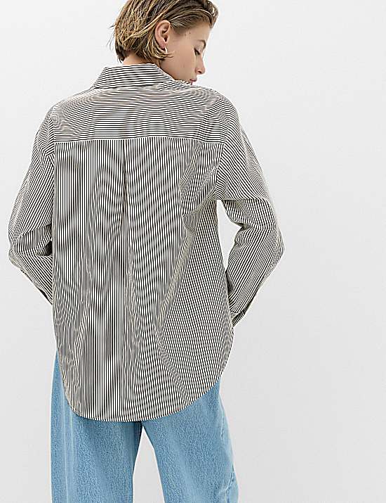 Tailored Striped Longline Waistcoat