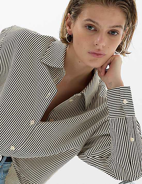 Tailored Striped Longline Waistcoat