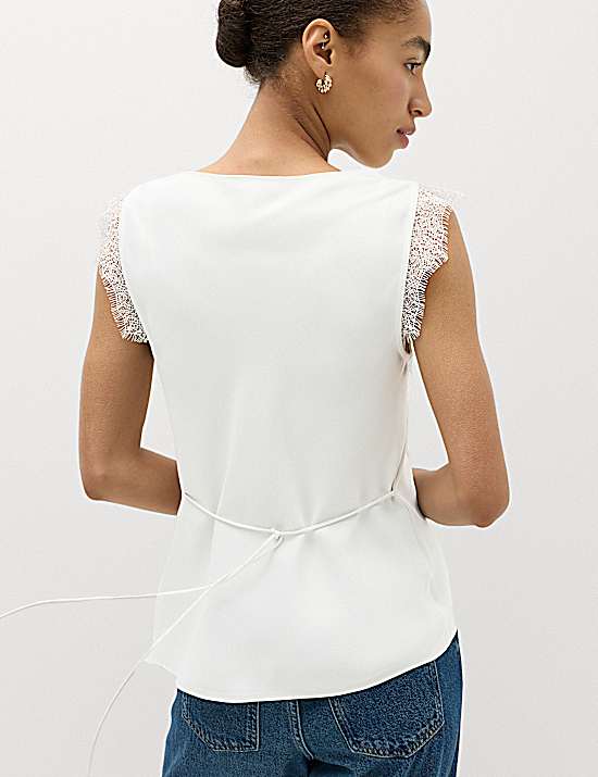 Tailored Striped Longline Waistcoat