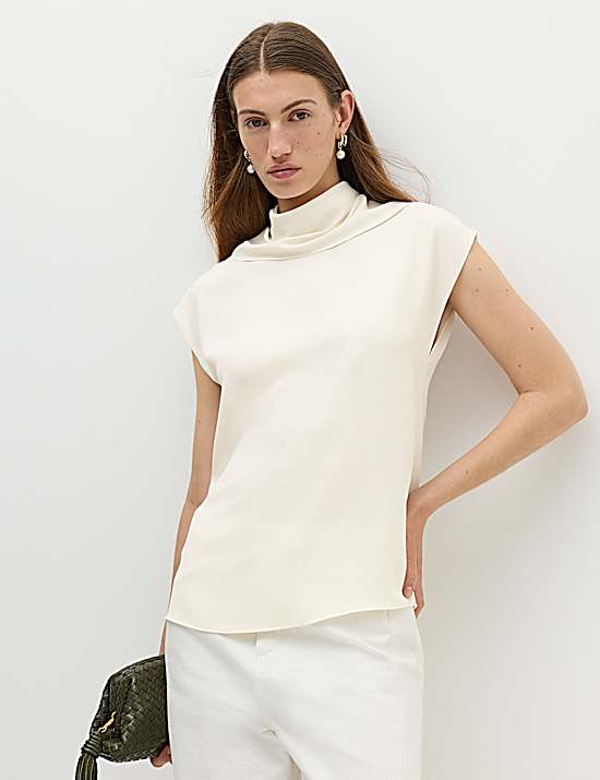Tailored Striped Longline Waistcoat