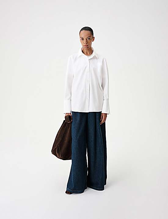 Tailored Striped Longline Waistcoat