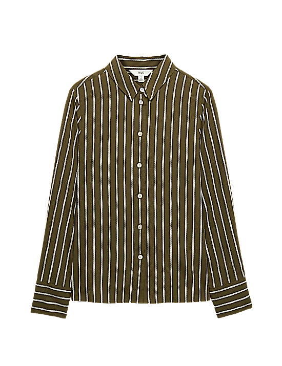Tailored Striped Longline Waistcoat