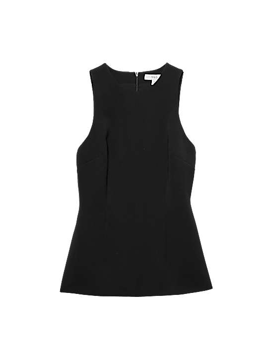 Tailored Striped Longline Waistcoat
