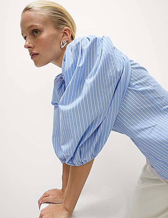 Tailored Striped Longline Waistcoat