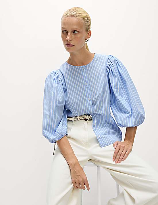 Tailored Striped Longline Waistcoat