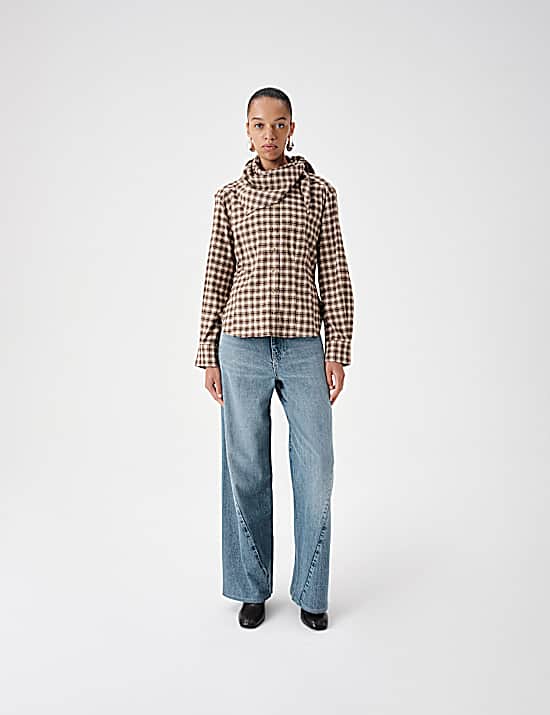 Tailored Striped Longline Waistcoat