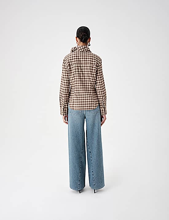 Tailored Striped Longline Waistcoat