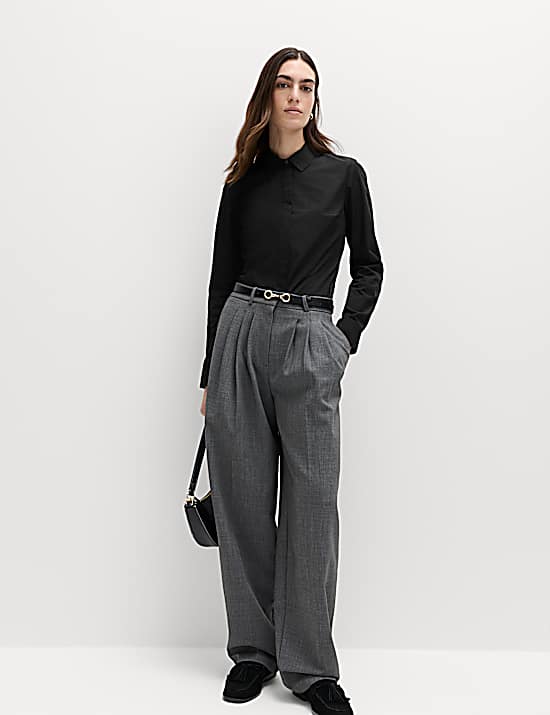 Tailored Striped Longline Waistcoat