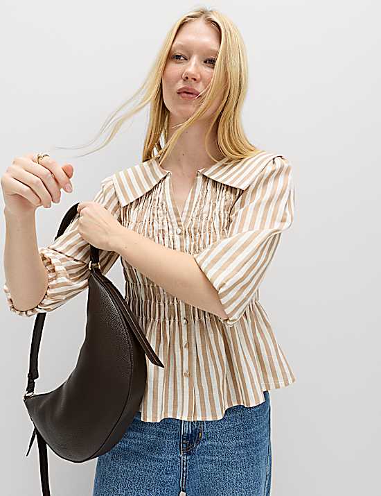 Tailored Striped Longline Waistcoat