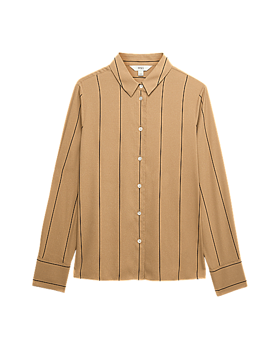 Tailored Striped Longline Waistcoat