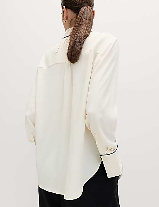 Tailored Striped Longline Waistcoat