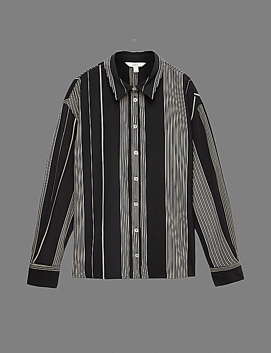 Tailored Striped Longline Waistcoat