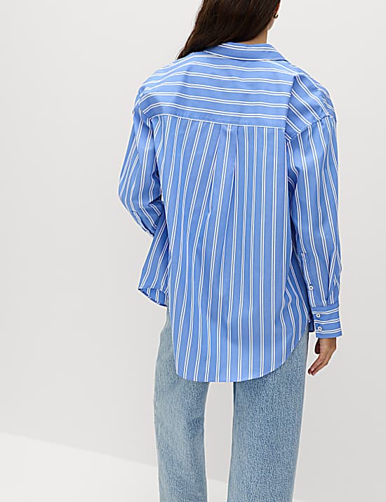 Tailored Striped Longline Waistcoat
