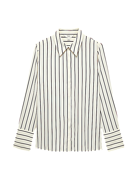 Tailored Striped Longline Waistcoat
