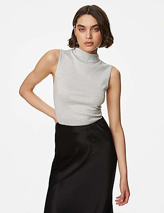 Tailored Striped Longline Waistcoat
