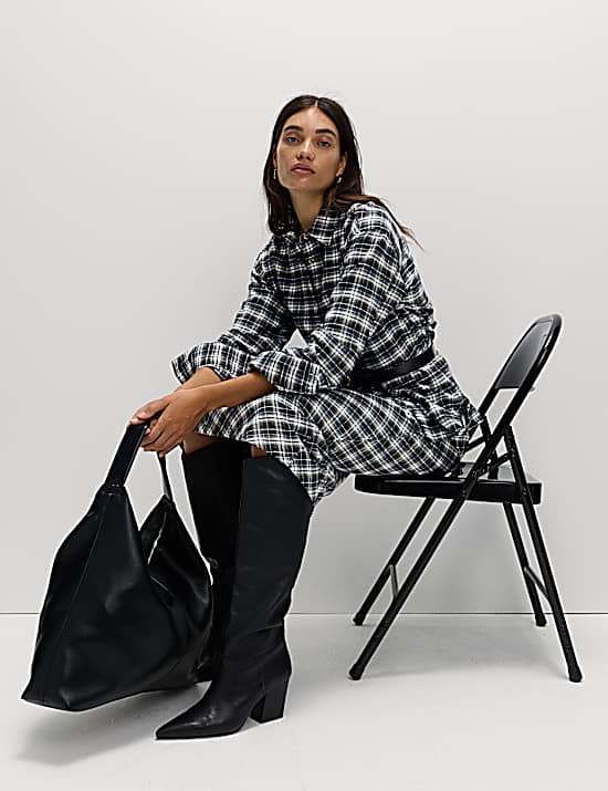 Tailored Striped Longline Waistcoat