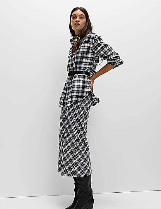 Tailored Striped Longline Waistcoat