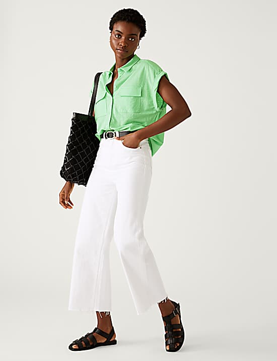 Tailored Striped Longline Waistcoat