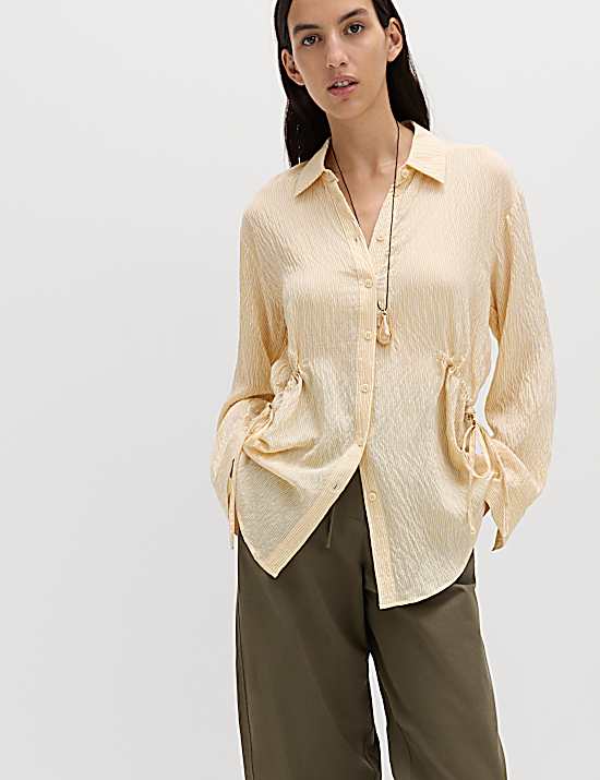 Tailored Striped Longline Waistcoat