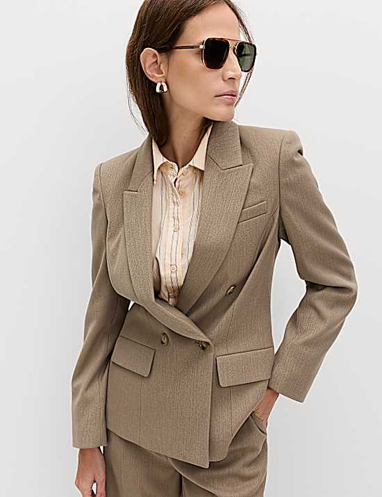 Tailored Striped Longline Waistcoat