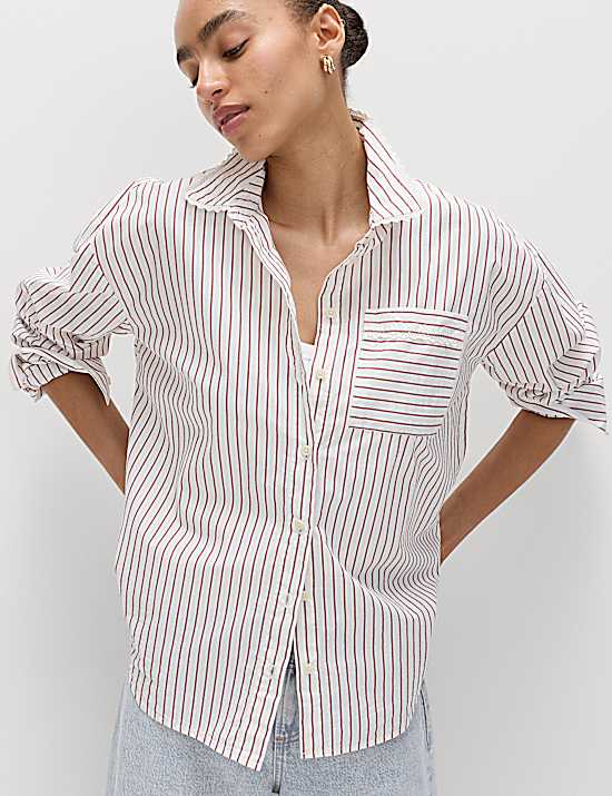 Tailored Striped Longline Waistcoat