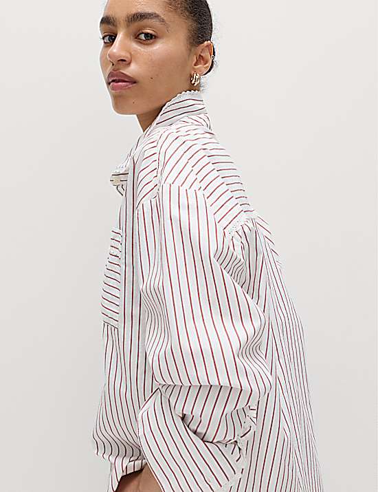 Tailored Striped Longline Waistcoat