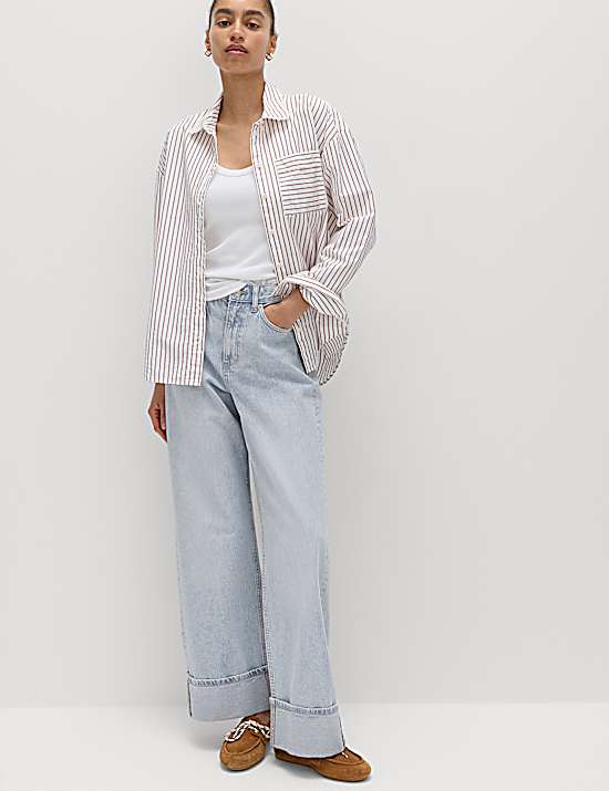 Tailored Striped Longline Waistcoat