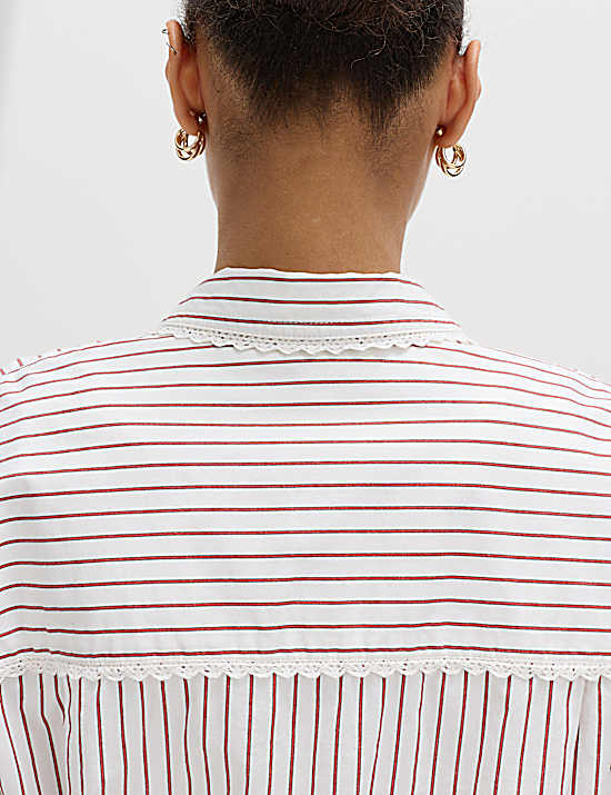 Tailored Striped Longline Waistcoat