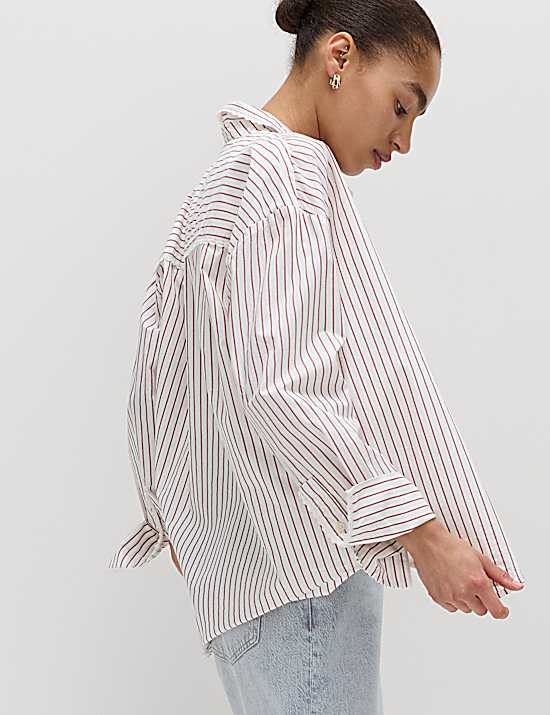 Tailored Striped Longline Waistcoat