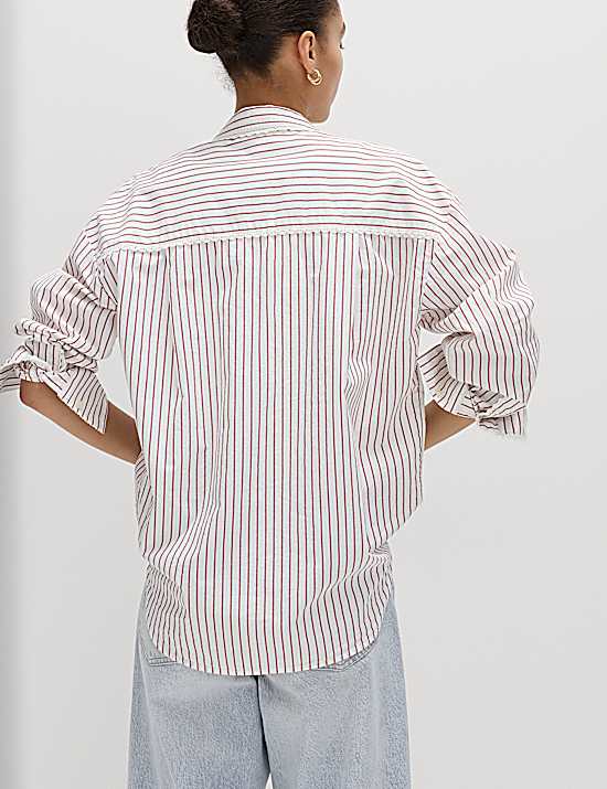 Tailored Striped Longline Waistcoat