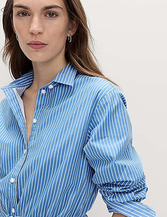 Tailored Striped Longline Waistcoat