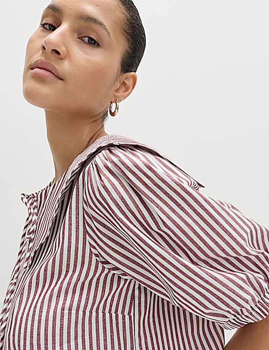Tailored Striped Longline Waistcoat