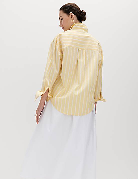 Tailored Striped Longline Waistcoat